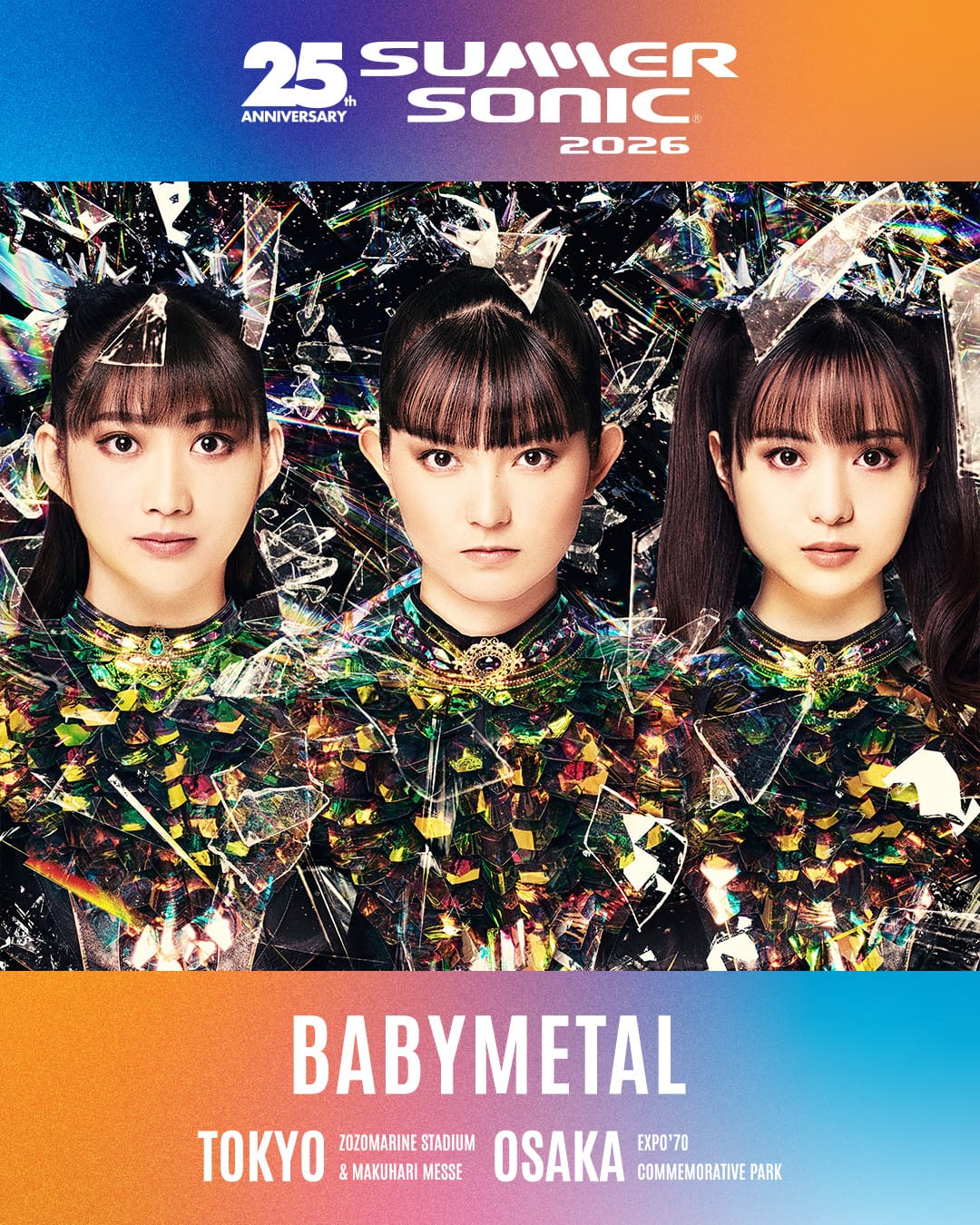 BABYMETAL Performs 12-Song Set at SUMMER SONIC Tokyo 2026