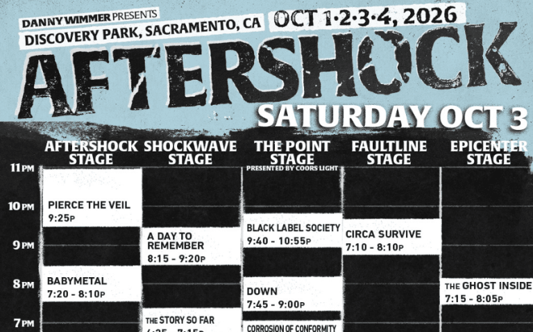 BABYMETAL’s Aftershock 2026 Set Time Confirmed