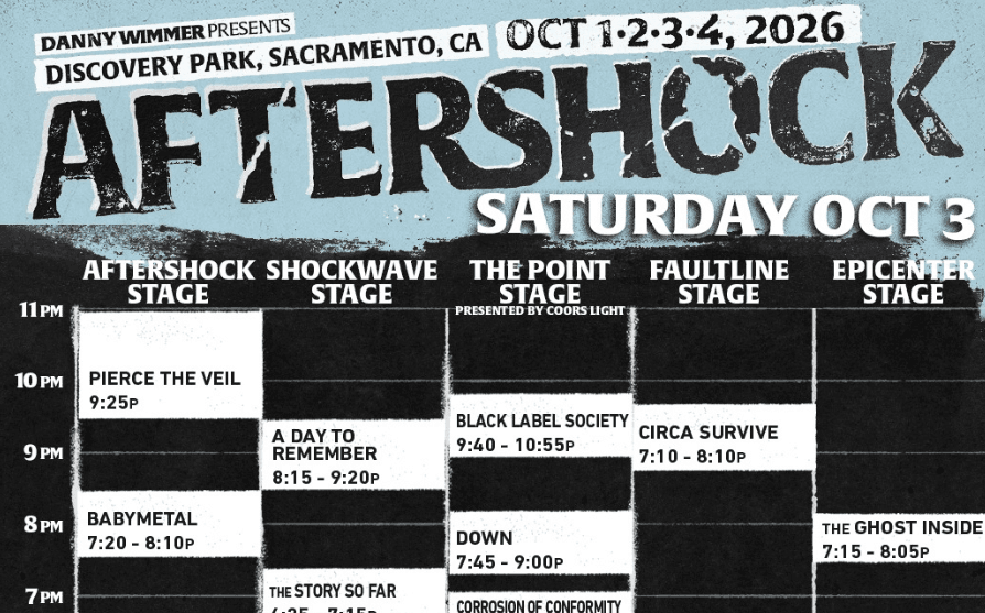 BABYMETAL’s Aftershock 2026 Set Time Confirmed